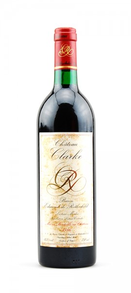 Wein 1986 Chateau Clarke Baron de Rothschild Listrac