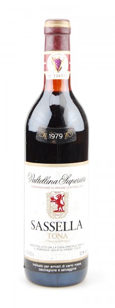 Wein 1979 Sassella Valtellina Superiore Tona