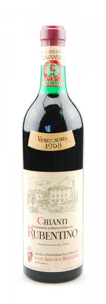 Wein 1968 Chianti Montagnana Rubentino