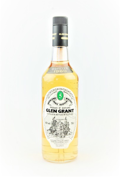 Whisky 1980 Glen Grant Highland Malt 5 years old