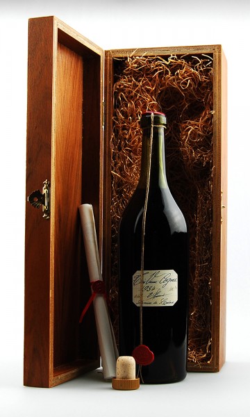 Cognac 1954 Lheraud Petite Champagne in Holzkiste