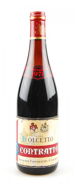 Wein 1971 Dolcetto Giuseppe Contratto