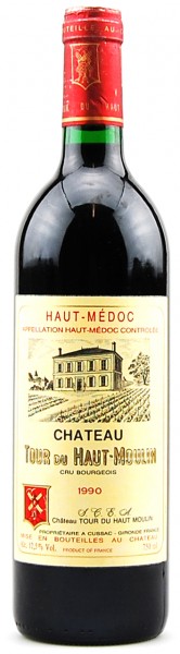 Wein 1990 Chateau La Tour du Haut Moulin Haut-Medoc