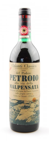 Wein 1980 Chianti Classico del Podere Petroio