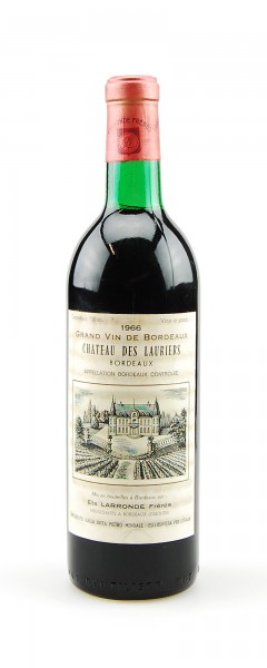 Wein 1966 Chateau des Lauriers Appellation Bordeaux