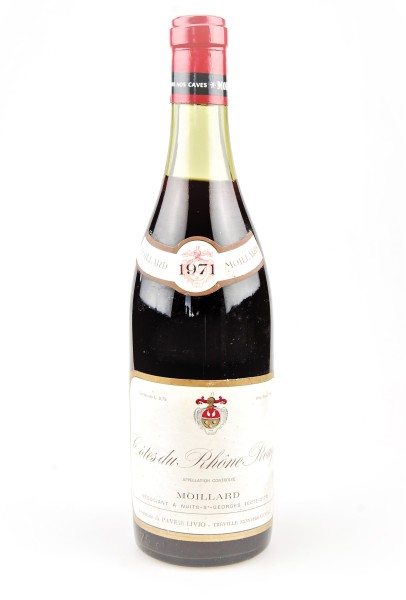 Wein 1971 Cotes du Rhone Rouge Moillard