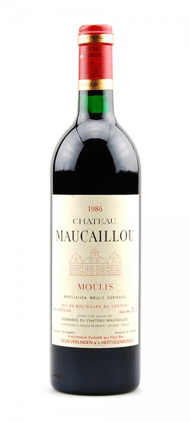 Wein 1986 Chateau Maucaillou Cru Bourgeois