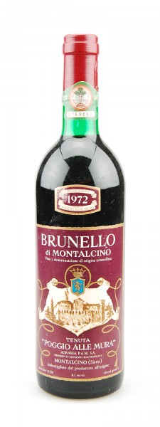 Wein 1972 Brunello di Montalcino Poggio alle Mura