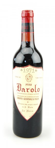 Wein 1971 Barolo Giovenale Oberto