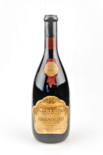 Wein 1981 Grignolino del Piemonte Scanavino