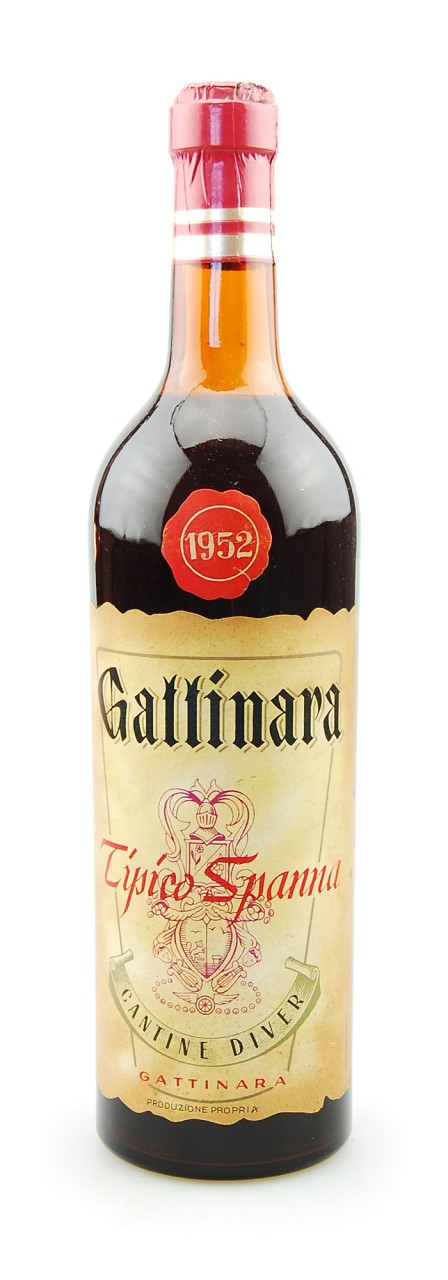 Wein 1952 Gattinara Tipico Spanna Cantine Diver