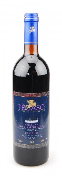 Wein 1986 Amarone della Valpolicella Pegaso