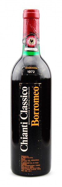 Wein 1972 Chianti Classico Borromeo