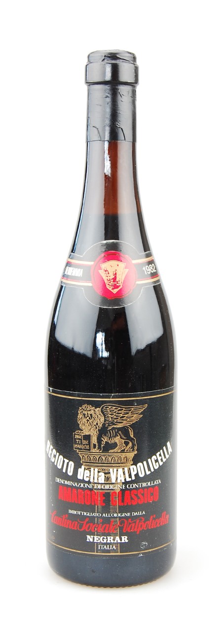 Wein 1982 Amarone Negrar Recioto della Valpolicella