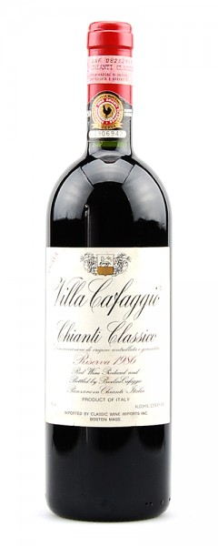 Wein 1986 Chianti Classico Villa Cafaggio Riserva