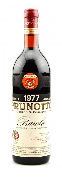 Wein 1977 Barolo Prunotto Cantina Cassiano