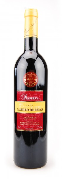 Wein 2000 Castillo de Banos Reserva Castro