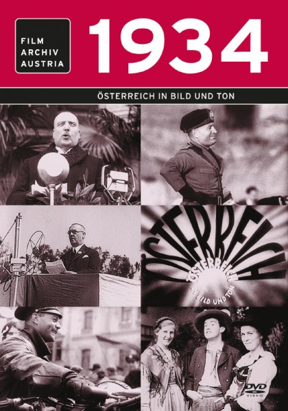 DVD 1934 Chronik Austria Wochenschau in Holzkiste mit Gravur
