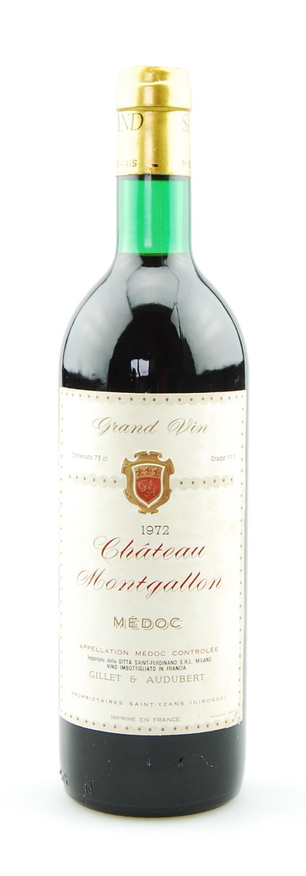 Wein 1972 Chateau Montgallon Ets. Saint Ferdinand