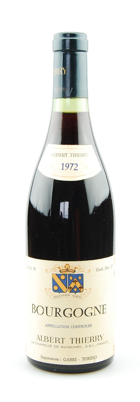 Wein 1972 Bourgogne Albert Thierry