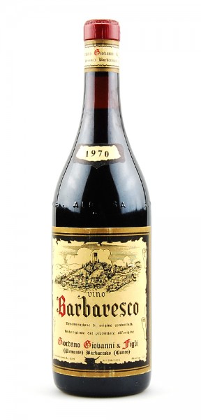 Wein 1970 Barbaresco Giovanni Giordano