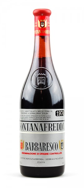 Wein 1974 Barbaresco Fontanafredda