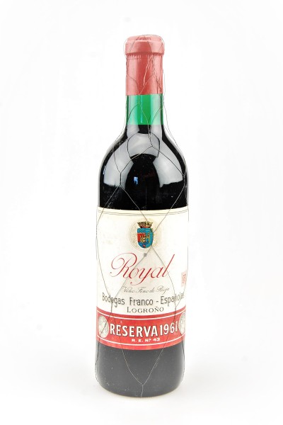 Wein 1961 Rioja Royal Reserva Franco Espanolas