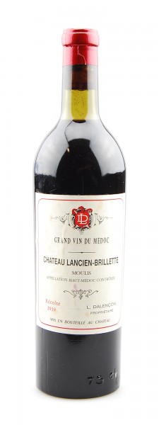 Wein 1939 Chateau Lancien-Brillette Haut-Medoc
