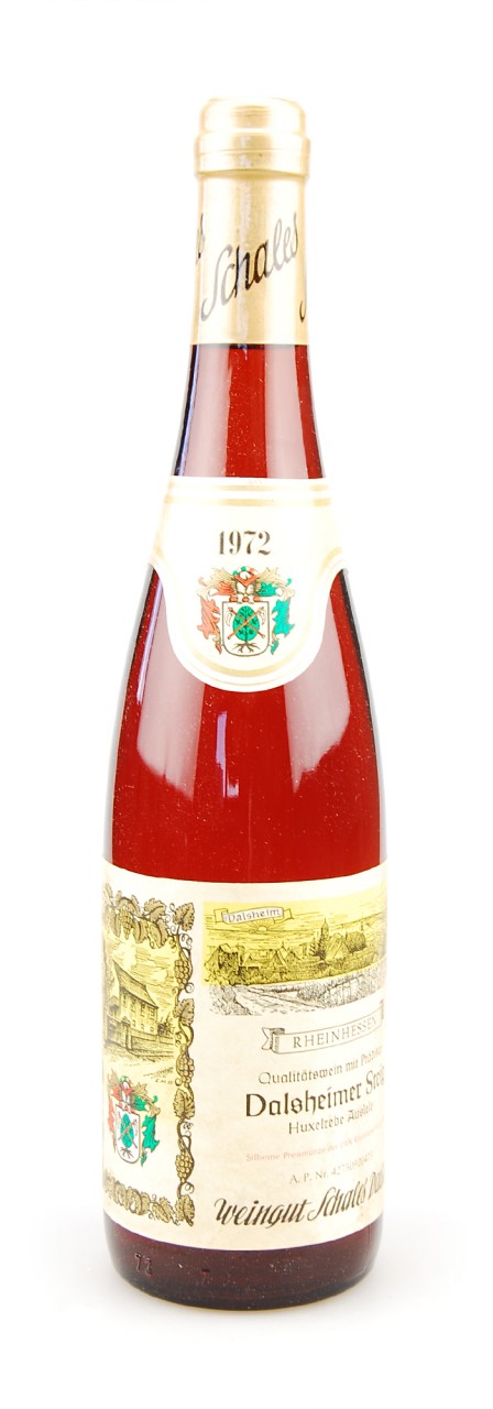 Wein 1972 Dalsheimer Steig Auslese Huxelrebe