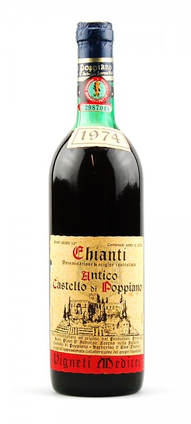 Wein 1974 Chianti Antico Castello di Poppiano