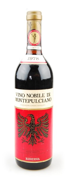Wein 1978 Vino Nobile di Montepulciano Riserva Ferretto