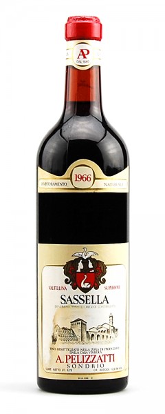 Wein 1966 Sassella Valtellina Superiore Pelizzatti