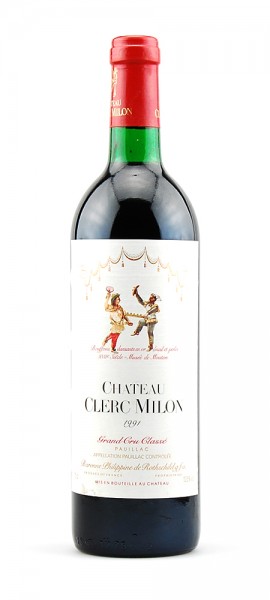 Wein 1991 Chateau Clerc Milon Rothschild 5eme Grand Cru