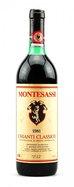 Wein 1981 Chianti Classico Montesassi
