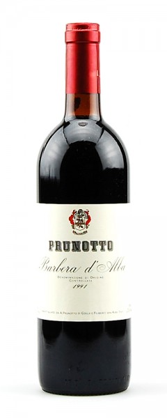 Wein 1991 Barbera d´Alba Prunotto