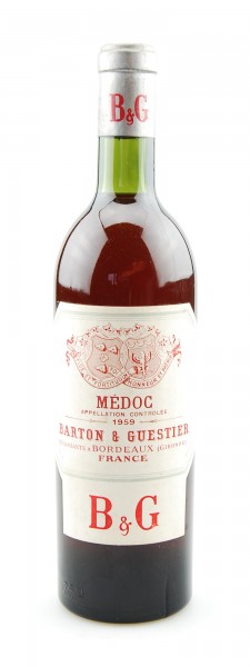 Wein 1959 Medoc Barton & Guestier