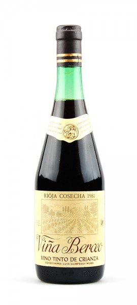 Wein 1981 Rioja Vina Berceo Luis Gurpegui Muga