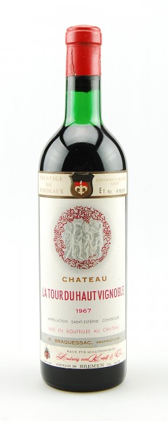 Wein 1967 Chateau La Tour du Haut Vignoble St.Estephe