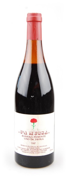 Wein 1987 Barbera Piemonte C´A Mussa