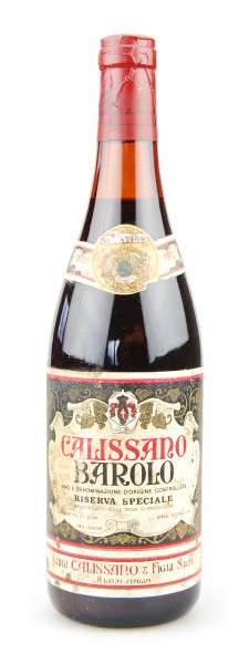 Wein 1970 Barolo Calissano Riserva Speciale