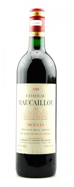 Wein 1988 Chateau Maucaillou Cru Bourgeois