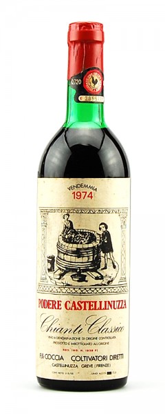 Wein 1974 Chianti Classico Podere Castellinuzza