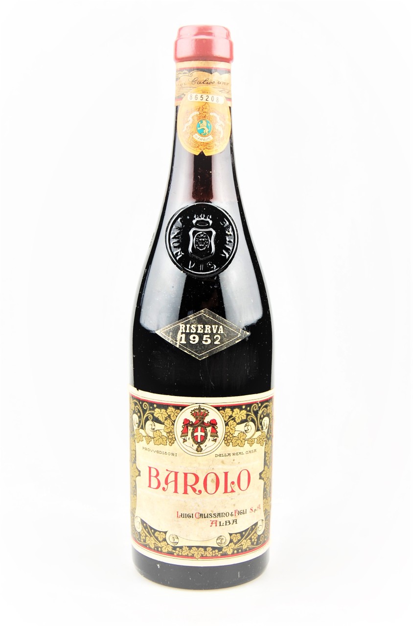 Wein 1952 Barolo Riserva Luigi Calissano