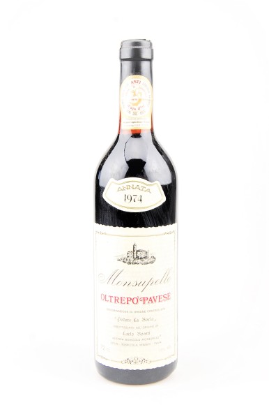 Wein 1974 Vino Rosso Oltrepo Pavese Monsupello