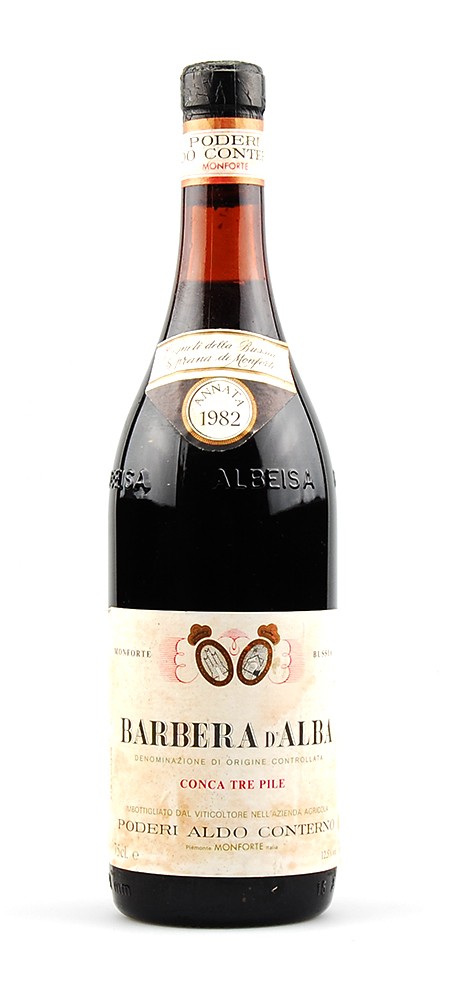 Wein 1982 Barbera d´Alba Conca tre Pile Conterno