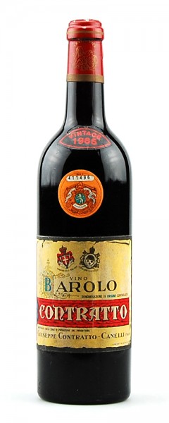 Wein 1965 Barolo Contratto