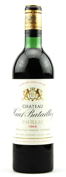 Wein 1966 Chateau Haut-Batailley 5eme Grand Cru Classe