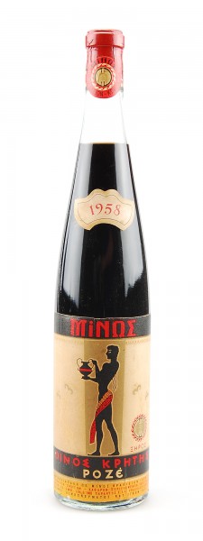Wein 1958 Vin rose Minos
