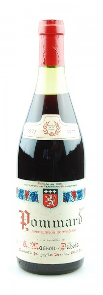 Wein 1977 Pommard Masson-Dubois