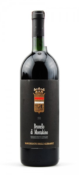 Wein 1991 Brunello di Montalcino Marchesato Aleramici